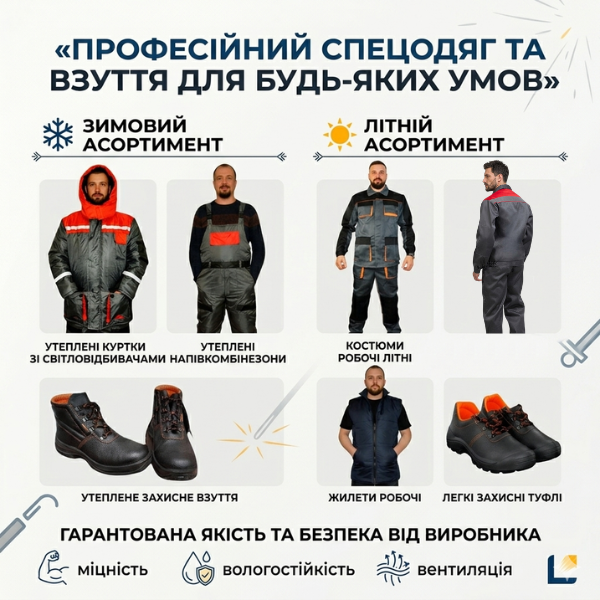 Спецодяг та взуття